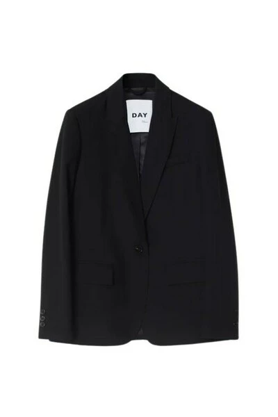 DAY Birger Et Mikkelsen Blazers Classic Gabardine Blazer Black 3 DAY Birger Et Mikkelsen Blazers Classic Gabardine Blazer Black - Afbeelding 2