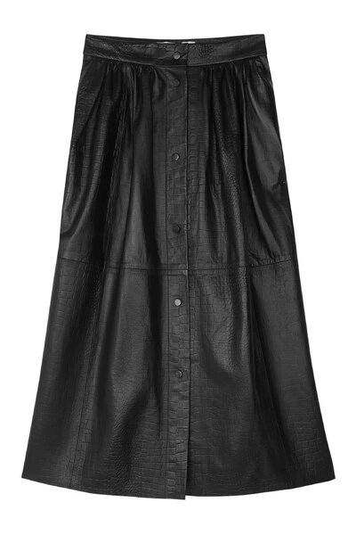 DAY Birger Et Mikkelsen Midirokken Edith Skirt Black 2 DAY Birger Et Mikkelsen Midirokken Edith Skirt Black