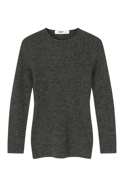 DAY Birger Et Mikkelsen Sweaters Round-neck Knitwear Gray 5 DAY Birger Et Mikkelsen Sweaters Round-neck Knitwear Gray - Afbeelding 3