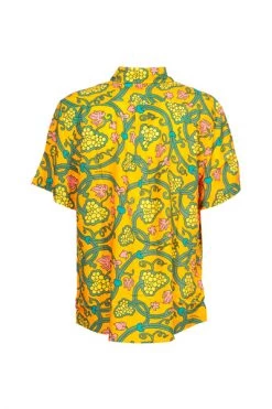 Drole De Monsieur Korte Mouwen Overhemden Short Sleeve Shirts Yellow