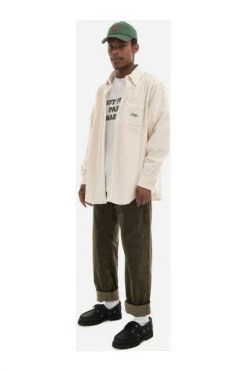 Drole De Monsieur Casual Overhemden Casual Shirts Beige