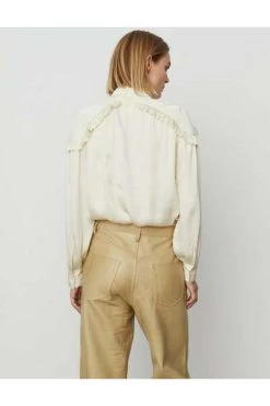DAY Birger Et Mikkelsen Longsleeve Shirts Courtney Blouse Beige -Goedkope DAY Birger et Mikkelsen winkel 20e54979c016e4706747faea1a3bec0a