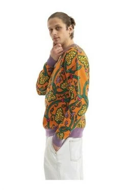 Drole De Monsieur Truien & Vesten Sweater La Maille Raisin Orange -Goedkope DAY Birger et Mikkelsen winkel 269d70e39b148198727b506c8b242d93