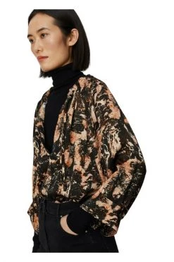 DAY Birger Et Mikkelsen Blouses Blouse Kim Brown -Goedkope DAY Birger et Mikkelsen winkel 2e950dd3af30d8e28c32064c041a3485