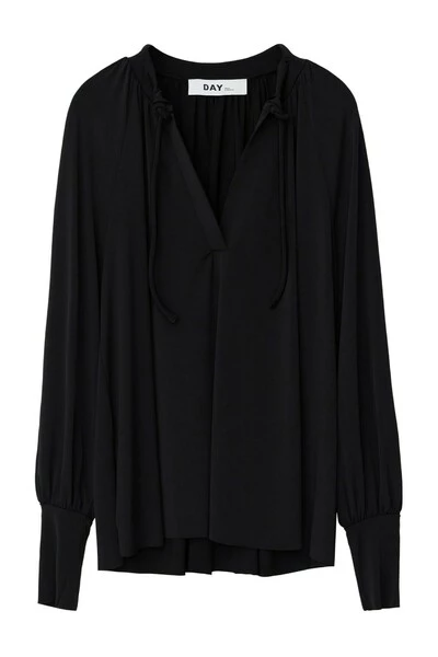 DAY Birger Et Mikkelsen Blouses Leo BLOUSE Black 6 DAY Birger Et Mikkelsen Blouses Leo BLOUSE Black - Afbeelding 4