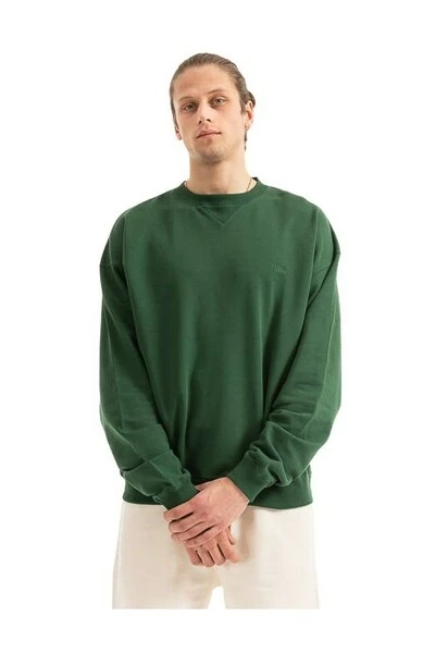Drole De Monsieur Hoodies & Sweatvesten Sweatshirt Green 3 Drole De Monsieur Hoodies & Sweatvesten Sweatshirt Green
