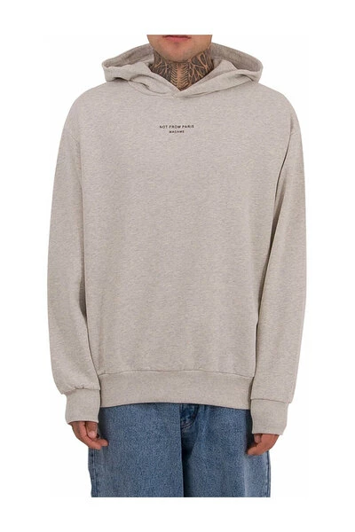 Drole De Monsieur Hoodies & Sweatvesten Hoodies Gray 4 Drole De Monsieur Hoodies & Sweatvesten Hoodies Gray - Afbeelding 2