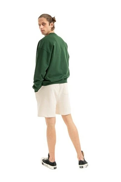 Drole De Monsieur Hoodies & Sweatvesten Sweatshirt Green 4 Drole De Monsieur Hoodies & Sweatvesten Sweatshirt Green - Afbeelding 2