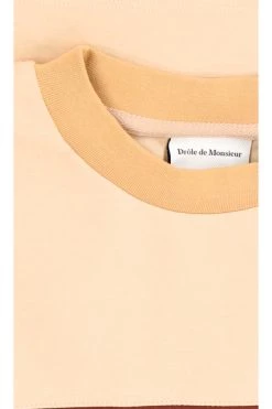 Drole De Monsieur T-Shirts Beige -Goedkope DAY Birger et Mikkelsen winkel 485075f55565628311fa255383b89c94