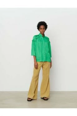 DAY Birger Et Mikkelsen Longsleeve Shirts Blouses & Shirts Green