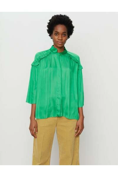 DAY Birger Et Mikkelsen Longsleeve Shirts Blouses & Shirts Green 5 DAY Birger Et Mikkelsen Longsleeve Shirts Blouses & Shirts Green - Afbeelding 3