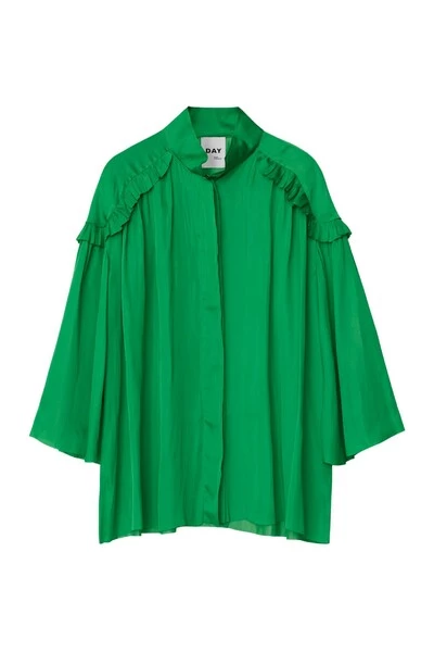DAY Birger Et Mikkelsen Longsleeve Shirts Blouses & Shirts Green 4 DAY Birger Et Mikkelsen Longsleeve Shirts Blouses & Shirts Green - Afbeelding 2