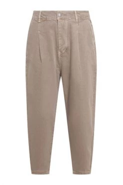 Drole De Monsieur Vrijetijds Broeken Cropped Trousers Beige