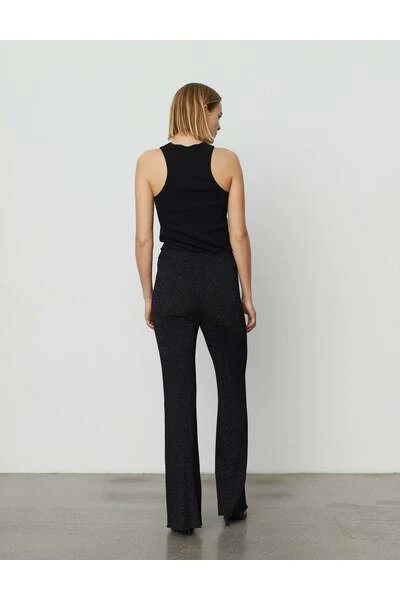 DAY Birger Et Mikkelsen Wijde Broeken Denver Pants Black 6 DAY Birger Et Mikkelsen Wijde Broeken Denver Pants Black - Afbeelding 4