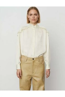 DAY Birger Et Mikkelsen Longsleeve Shirts Courtney Blouse Beige -Goedkope DAY Birger et Mikkelsen winkel c02d047548230243a86b9561a1c04fc5