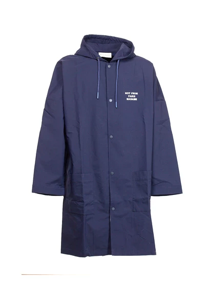 Drole De Monsieur Jassen Parkas Blue 4 Drole De Monsieur Jassen Parkas Blue - Afbeelding 2