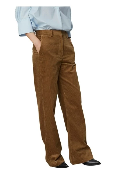 DAY Birger Et Mikkelsen Wijde Broeken Wide Pants Calle Brown 6 DAY Birger Et Mikkelsen Wijde Broeken Wide Pants Calle Brown - Afbeelding 4