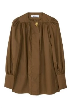 DAY Birger Et Mikkelsen Blouses Blouse Logan Brown -Goedkope DAY Birger et Mikkelsen winkel e9742f37f759da2fb09e0d3980d6eac8